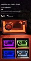 Mini Portable Acrylique Transparent BT Haut-Parleur Rétro Home Party Radio avec Basse Sans Fil Musique Grands Haut-parleurs De Plafond