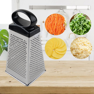 Râpe de cuisine manuelle <span class=keywords><strong>4</strong></span> faces en acier inoxydable multifonctionnelle coupeur de table fruits légumes fromage - Product Image 6