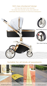 โรงงานขายส่งโดยตรง รถเข็นเด็กแบบ High Landscape รุ่น Dearest 2 in 1 - Product Image 2