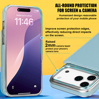 Étui portefeuille en cuir pleine fleur anti-RFID pour iPhone 17/17 Pro/17 Pro Max avec emplacements multi-cartes et rabat magnétique – Fabrication OEM