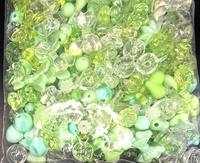 JC 16mm-25mm 500g/tas rantai ponsel pembuatan perhiasan kecantikan liontin fantasi manik akrilik plastik grosir