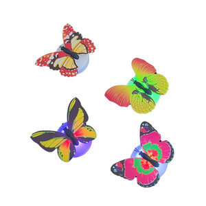 Glowing <b>Butterfly</b> Wall Decals Acrylic LED Night <b>Light</b> Home Decoration Multi Piece Package - Product Image 4
