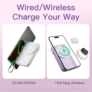 Station de charge de téléphone <span class=keywords><strong>portable</strong></span> sans fil 3 1 15W <span class=keywords><strong>Portable</strong></span> 10000mah Power Bank 20W Sortie pour <span class=keywords><strong>iPhone</strong></span> Autres appareils <span class=keywords><strong>Batterie</strong></span> magnétique - Product Image 4