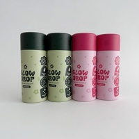 Vente en gros 100% déodorant biodégradable cylindre vide déodorant bâton marque personnalisée résistant à l'huile Push up papier Tube