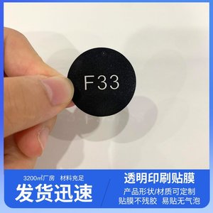 Protector de Pantalla para Móvil, Antiarañazos, Circular, Negro, Etiqueta Adhesiva F33 - Product Image 5