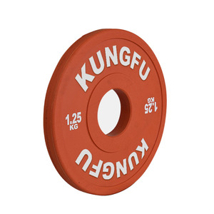 Équipement de fitness KUNGFU, plaques de poids fractionnelles colorées, 0,<span class=keywords><strong>5</strong></span> à <span class=keywords><strong>5</strong></span> <span class=keywords><strong>kg</strong></span>, plaques de poids de compétition, plaques de poids de barre d'haltères - Product Image 2