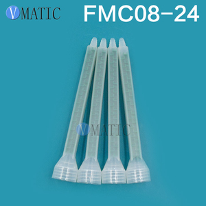 Boquillas de mezcla de resina de silicona, mezclador estático de plástico de epoxi, Boca de tornillo de FMC08-24 de alta calidad, Envío Gratis - Product Image 3