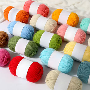 Usine de gros <span class=keywords><strong>pas</strong></span> <span class=keywords><strong>cher</strong></span> prix lait <span class=keywords><strong>fil</strong></span> de <span class=keywords><strong>coton</strong></span> 4ply 50g <span class=keywords><strong>fil</strong></span> de <span class=keywords><strong>coton</strong></span> pour tricoter <span class=keywords><strong>fil</strong></span> mélangé <span class=keywords><strong>crochet</strong></span> - Product Image 2