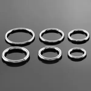 G23 Titanium Segment Hinged Rings 10G-20G Septum Nose Clicker Piercings Nose Lip Earrings Helix Nose Piercing Body Jewelry