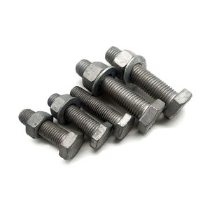 Высокопрочные крепежные детали Perno 35K 45K Сталь A325 с шестигранным болтом класса 8,8 Grado 5 - Product Image 1