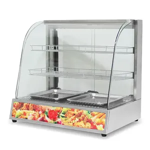 Ad alta precisione fornitura di fabbrica controllabile pollo cibo fritto Display più caldo elettrico cibo riscaldamento vetrina per il ristorante di casa - Product Image 5