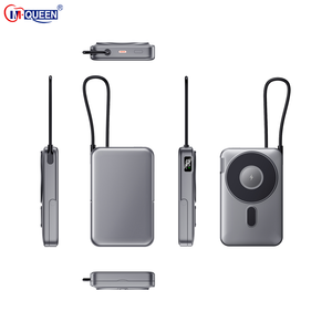พาวเวอร์แบงค์แบบพกพา 10000mAh พร้อมสายชาร์จเร็วในตัว หน้าจอแสดงผลดิจิตอล ช่องเสียบ Type C ขาตั้งพับได้ สำหรับโทรศัพท์และนาฬิกา - Product Image 2
