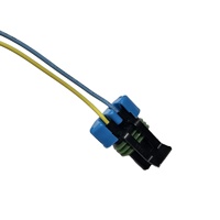 15300027 Kabel Harness Sensor Fan Elektronik 2 Arah 2.8 MetriPack Seri 2.8 untuk Perempuan