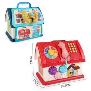 Samtoy éducation précoce Montessori Puzzle jeu multifonction jouet <span class=keywords><strong>maison</strong></span> bébé apprentissage jouets activité Cube pour les enfants - Product Image 2