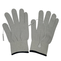 Gants de massage magnétiques conducteurs antibactériens ALLESD à dix doigts avec fibres d'argent pur