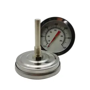 Oven Industri Bolier Pengukur Suhu Instan Dibaca Bimetal Thermometer