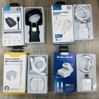 Nouvel ensemble chargeur rapide et câble de données USB/Type-C double PD20W US/EU/UK personnalisé avec matériau GaN pour téléphones/séries 15/16/17