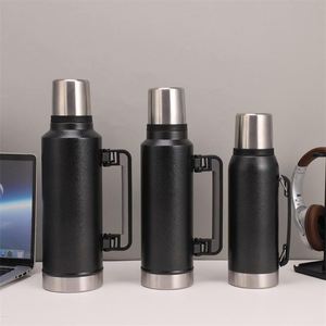 Thermos de grande capacité 1L 1.4L 1.9L en acier inoxydable à double paroi isolé sous vide pour les voyages et les sports - Product Image 6