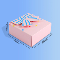 Nouvelle conception haut de gamme, boîte à cartes rose et blanc doux avec logo personnalisé, laminage mat et doublure en éponge pour emballage cosmétique de crème pour les yeux