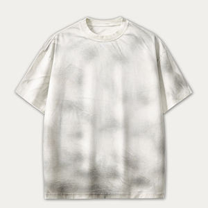 Hot High Quality Unisex 100% Cotton Vintage Washed Streetwear Blank Oversized Men's T <b>Shirt</b> - Product Image 5