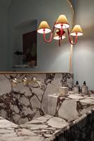 Dalles de marbre Calacatta Viola translucide poli PAIA STONE, élégance moderne de luxe, pour murs et comptoirs de villas, bars et hôtels