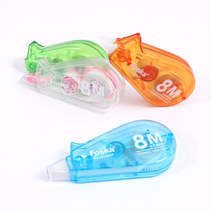 Foska Corrections instantanées faciles <span class=keywords><strong>à</strong></span> utiliser Corriger une mauvaise écriture <span class=keywords><strong>à</strong></span> tout moment Applicateur transparent en plastique 8M - Product Image 1