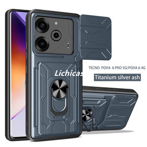 Lichicase Anti-drop TPU Hybrid PC Cámara Protección Contraportada para Tecno Pova <span class=keywords><strong>7Pro</strong></span> 7Ultra Funda de teléfono personalizada - Product Image 2
