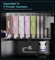 Distributeur automatique de poudre de protéines, service 24h/24, paiement multi-mode (pièces/billets/carte de crédit/carte IC), écran LED, écran tactile 32 pouces