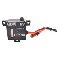 GDW DS1901C 6KG Servomoteur numérique à torsion avec coque métallique en acier pour pièces d'avion RC, aile fixe, moteur de drone de glisse (sans batterie)