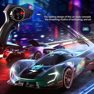 <span class=keywords><strong>Voiture</strong></span> RC <span class=keywords><strong>de</strong></span> drift 4x4 haute vitesse 1:24 avec peinture caméléon, son et lumière, aileron mobile - <span class=keywords><strong>Voiture</strong></span> télécommandée <span class=keywords><strong>de</strong></span> cascade - Product Image 2