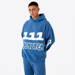 Nouveau sweat à capuche Boxy Moto pour homme, 100% coton molletonné, design personnalisé, dernière mode, vêtement de sport basique, prix usine - Product Image 1