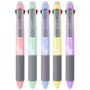 4-in-1 Multicolor Ballpoint <b>Pen</b> 0.5/0.7 mm Novelty Plastic Body Assorted Ink Colors for Journaling and OrgCustomzing - Product Image 5