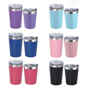 अनुकूलन योग्य 12 औंस 16 औंस क्लासिक टेपर स्टेनलेस स्टील टंबलर कप आउटडोर यात्रा वैक्यूम इन्सुलेट कॉफी मग - Product Image 1