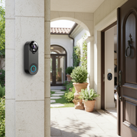 Tuya WiFi HD deurbelcamera met 4400ma batterijontwerp voor thuiskantoorbeveiliging Deurtelefoon Wifi deurbelcamera