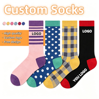 Chaussettes de sport et de randonnée en laine mérinos à rayures, avec logo personnalisé, en tissu éponge épais et respirant, avec bordure renforcée, haute qualité