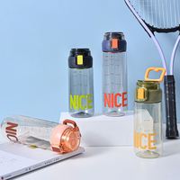 Botella de Agua Deportiva Leejo 2025 de 550 ml, Tritan Libre de BPA, para Niños, con Logotipo Personalizable, Tapa con Cierre de Seguridad, Ecológica