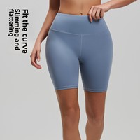 Shorts de sport et de yoga pour femmes, taille haute, élastiques, anti-rides, effet galbant, anti-transpiration