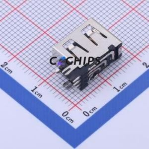 906-862A1026D10200 <b>USB</b> Connector Through hole Component (THT) Connector Type-<b>A</b> <b>USB</b> <b>2.0</b> Female Side Insert - Product Image 2