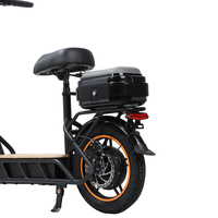 14" Inflatable Tire Foldable Electric Scooter 500W 25Ah Lithium Battery Aluminum Alloy 3-Speed Gear Adult Commuter Waterproof
