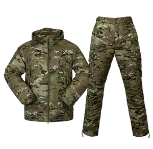 ชุดยูนิฟอร์มลายพราง DF F7 สำหรับฤดูหนาว รุ่น CP FG ลายพรางสีดำเขียว พร้อมเสื้อแจ็คเก็ตบุนวมและกางเกงขายาวแบบอุ่น - Product Image 2