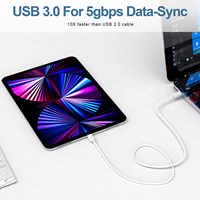 Câble de charge rapide USB-C 20W 1m/2m C94 pour iPhone 15, 14 Pro, 13, 12, 11 (modèle 2026)