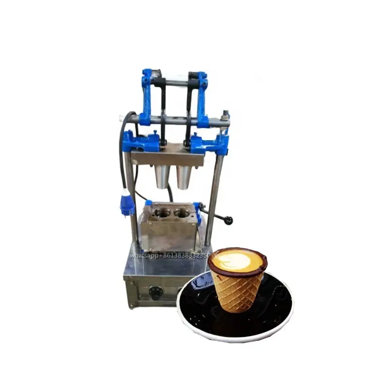 Chinese Fabriek Eetbare Koffie Cup, Ijs Kegel, En Alfa Wafel Cup Machine