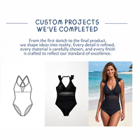 Bikini à découpe personnalisé de marque privée, style string à coupe haute, maillot de bain deux pièces, service OEM ODM
