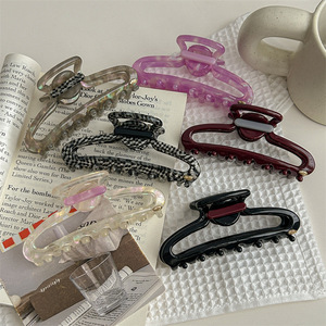 EVITA <span class=keywords><strong>PERONI</strong></span> Inspiré Grand Ajouré Requin Cheveux Bowknot Griffe Clip Femmes Premium Design Forte Prise Cheveux Épais De Luxe Che - Product Image 2