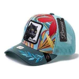 Cappello Trucker Bontine a 6 Pannelli in Rete, Regolabile e Traspirante, Unisex, Casual, Primavera-Estate, con Design Ricamato - Product Image 1