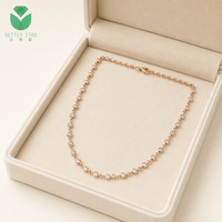Collier tennis en diamant de laboratoire Better Star Brilliant, plaqué or rose 14K 18K, certifié IGI D VVS, luxe, personnalisable pour femme