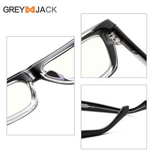 Gafas de lectura con bloqueo de luz azul Greyjack para hombre, montura TR90, montura completa, protección contra luz azul K051OP - Product Image 1