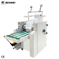 SENWEI SWFM520A + Machine à plastifier manuelle à grand rouleau avec chauffage à l'huile hydraulique A2 A3 A4 avec rembobinage