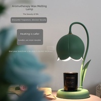 Lampe chauffe-cire électrique sécurisée en métal, diffuseur de parfum Muguet à libération uniforme, idéal comme cadeau de chevet