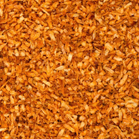 Oignon Séché Croustillant Frit en Tranches Doré Sans Conservateurs Emballage en Fût OEM 1kg Épices Mélangées Personnalisables pour